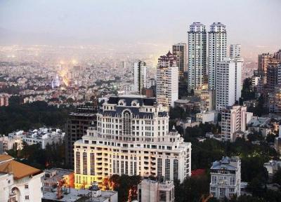 قیمت آپارتمان در پر معامله ترین مناطق تهران