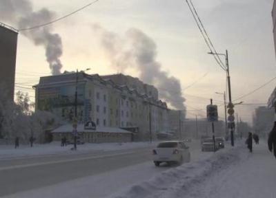 ببینید، دمای منفی 65 درجه شهری در سیبری روسیه (تور ارزان روسیه)