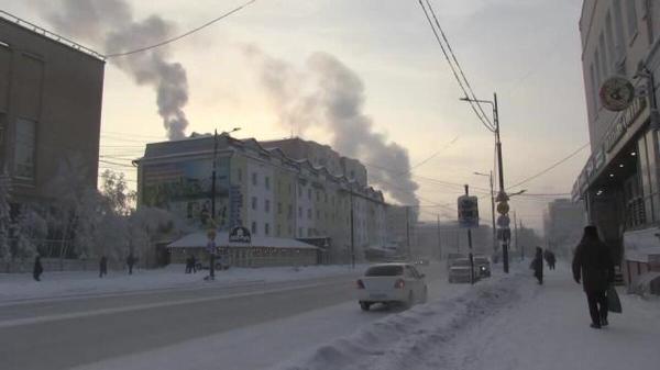 ببینید، دمای منفی 65 درجه شهری در سیبری روسیه (تور ارزان روسیه)