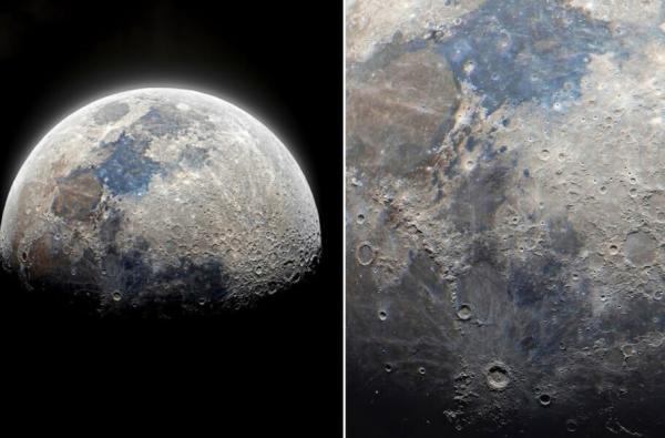 این عکس خیره کننده از ماه با ترکیب 280 هزار تصویر ساخته شده است